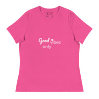 tsgabrielle® • For Her 👗 • Good Vibes Only • Relaxed T-Shirt • 9 Colors • 100% Cotton