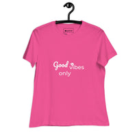 tsgabrielle® • For Her 👗 • Good Vibes Only • Relaxed T-Shirt • 9 Colors • 100% Cotton