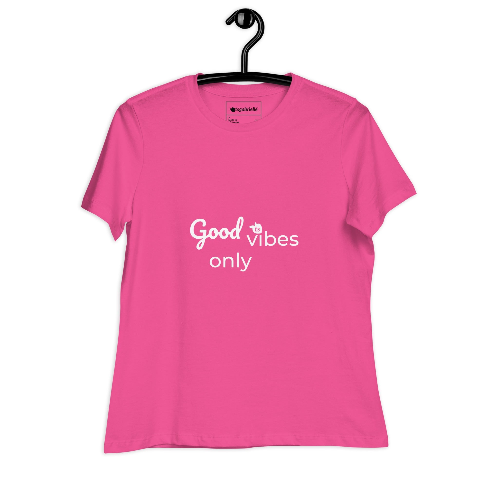tsgabrielle® • For Her 👗 • Good Vibes Only • Relaxed T-Shirt • 9 Colors • 100% Cotton